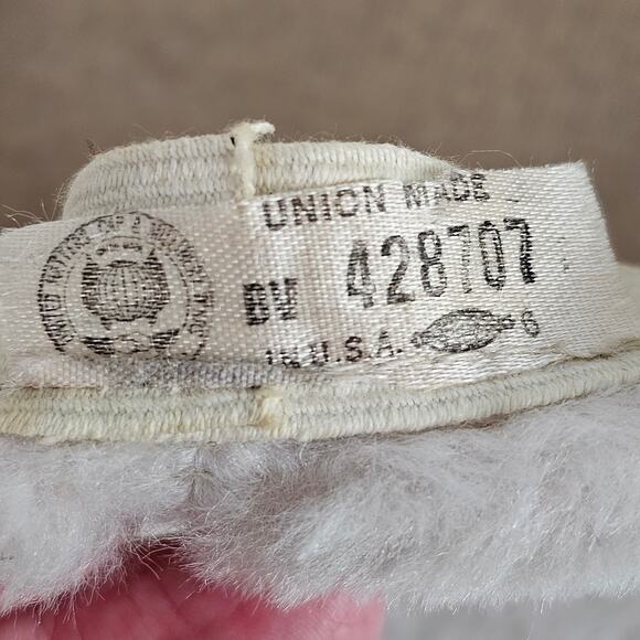 Hat VTG off white faux fur toque c. 1960s - Picture 5 of 7